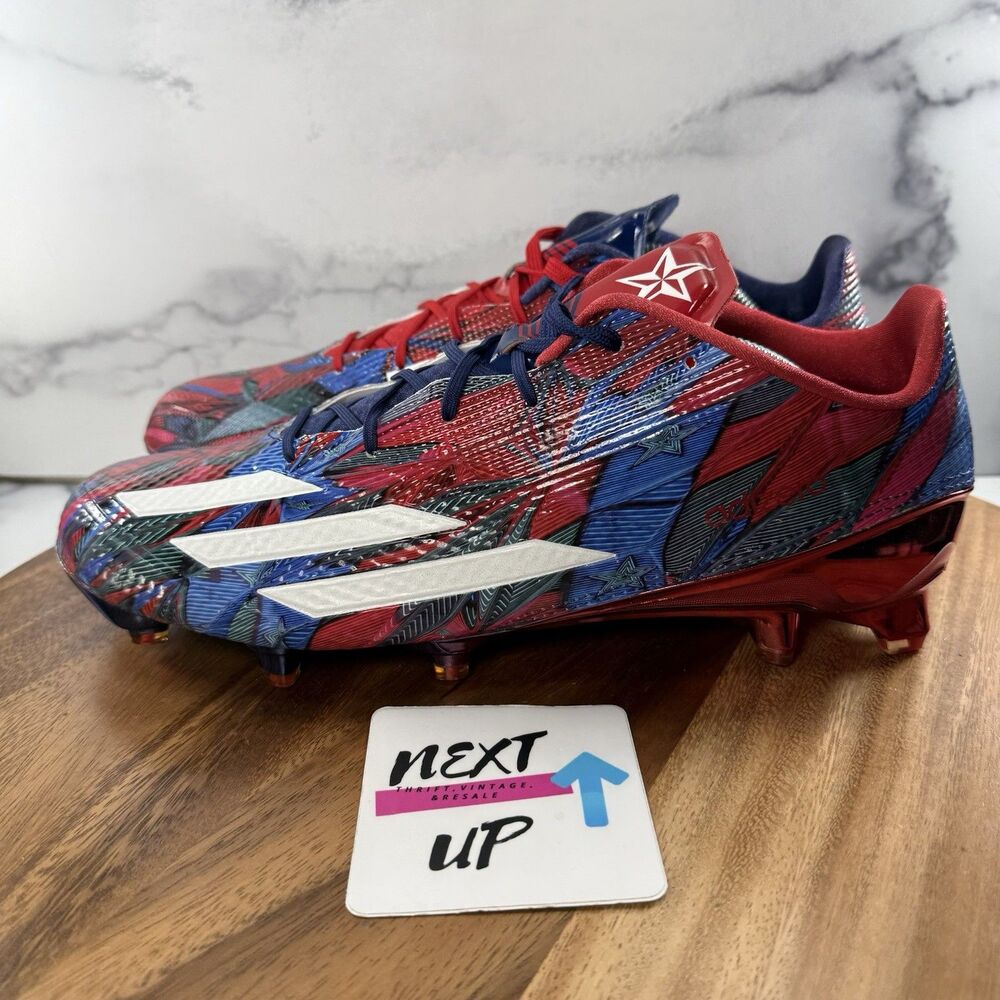 Men 11.5-Adidas Adizero 5-Star “Dont Mess With Texas” AQ7802 nby Football Cleats
